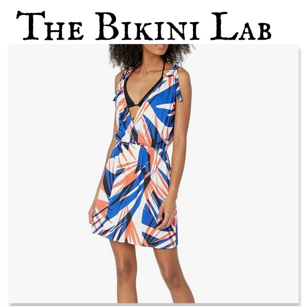 NWOT BIKINI LAB Women's Standard Tie Front Wrap Dress